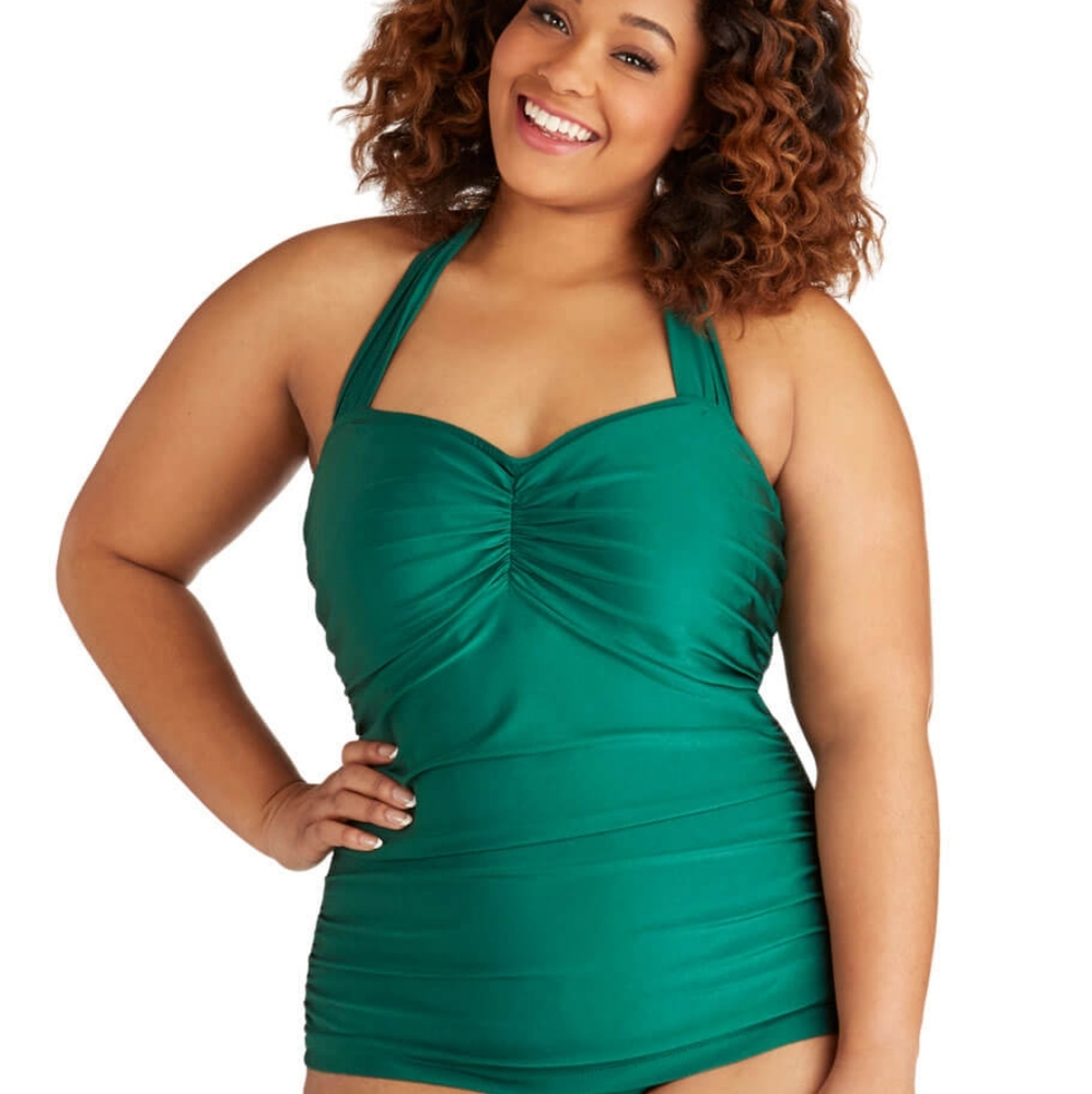 Green Esther Williams Bathing Beauty in size  14